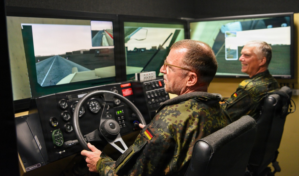 German Military Delegation visits McCrady Training Center