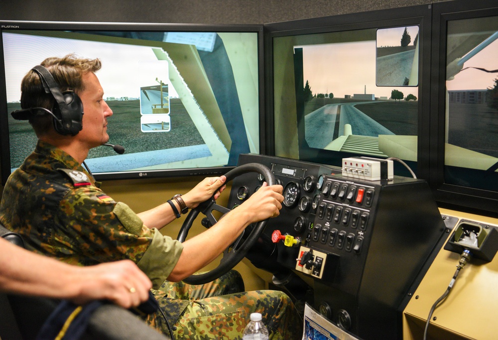 German Military Delegation visits McCrady Training Center