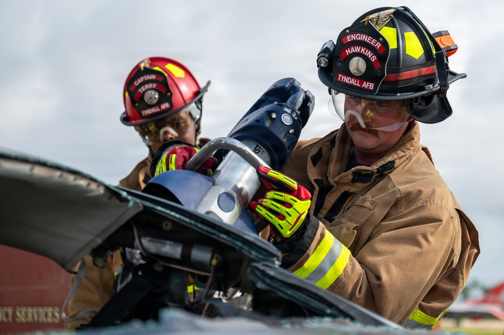Tyndall firefighters hone emergency response readiness