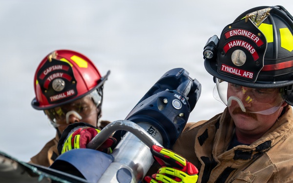 Tyndall firefighters hone emergency response readiness