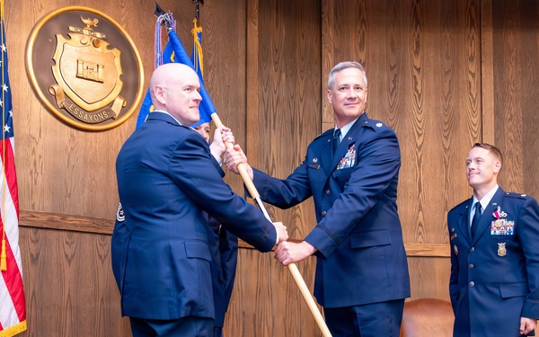 368th TRS bids farewell to McKinley, welcomes Casebolt during ceremony