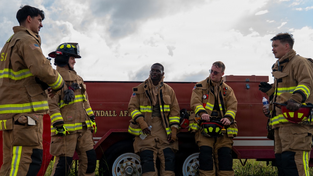 Tyndall firefighters hone emergency response readiness