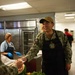 Let's Eat! Triad cranks on the chow line at Mercer Hall Galley