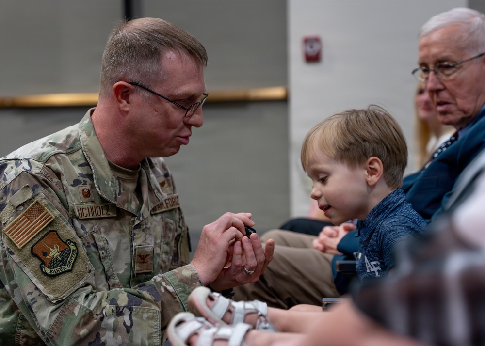 Eaker Center welcomes new commander during change of command ceremony