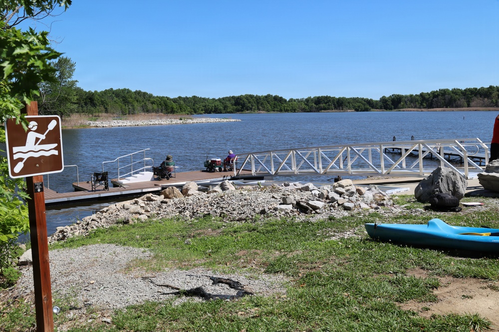 Rend Lake installs ADA compliant fishing and kayak dock