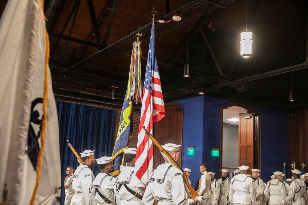 Vice Adm. Douglas L. Williams Relieves Vice Adm. Johnny Wolfe Jr. at Portfolio Acquisition Executive Strategic Systems Programs Change of Command Ceremony
