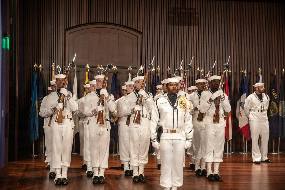 Vice Adm. Douglas L. Williams Relieves Vice Adm. Johnny Wolfe Jr. at Portfolio Acquisition Executive Strategic Systems Programs Change of Command Ceremony