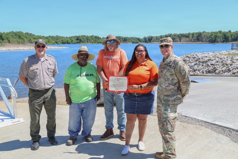 Rend Lake installs ADA compliant fishing and kayak dock