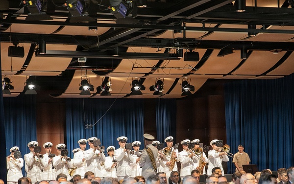 Vice Adm. Douglas L. Williams Relieves Vice Adm. Johnny Wolfe Jr. at Portfolio Acquisition Executive Strategic Systems Programs Change of Command Ceremony