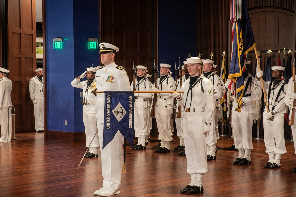 Vice Adm. Douglas L. Williams Relieves Vice Adm. Johnny Wolfe Jr. at Portfolio Acquisition Executive Strategic Systems Programs Change of Command Ceremony