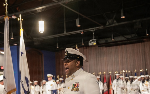Vice Adm. Douglas L. Williams Relieves Vice Adm. Johnny Wolfe Jr. at Portfolio Acquisition Executive Strategic Systems Programs Change of Command Ceremony