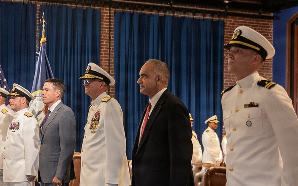 Vice Adm. Douglas L. Williams Relieves Vice Adm. Johnny Wolfe Jr. at Portfolio Acquisition Executive Strategic Systems Programs Change of Command Ceremony