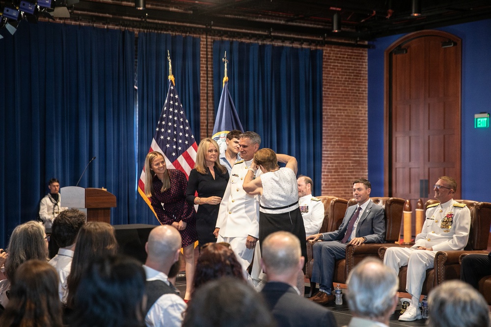 Vice Adm. Douglas L. Williams Relieves Vice Adm. Johnny Wolfe Jr. at Portfolio Acquisition Executive Strategic Systems Programs Change of Command Ceremony