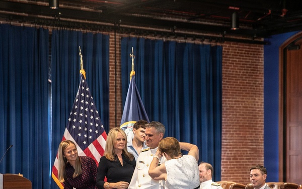 Vice Adm. Douglas L. Williams Relieves Vice Adm. Johnny Wolfe Jr. at Portfolio Acquisition Executive Strategic Systems Programs Change of Command Ceremony