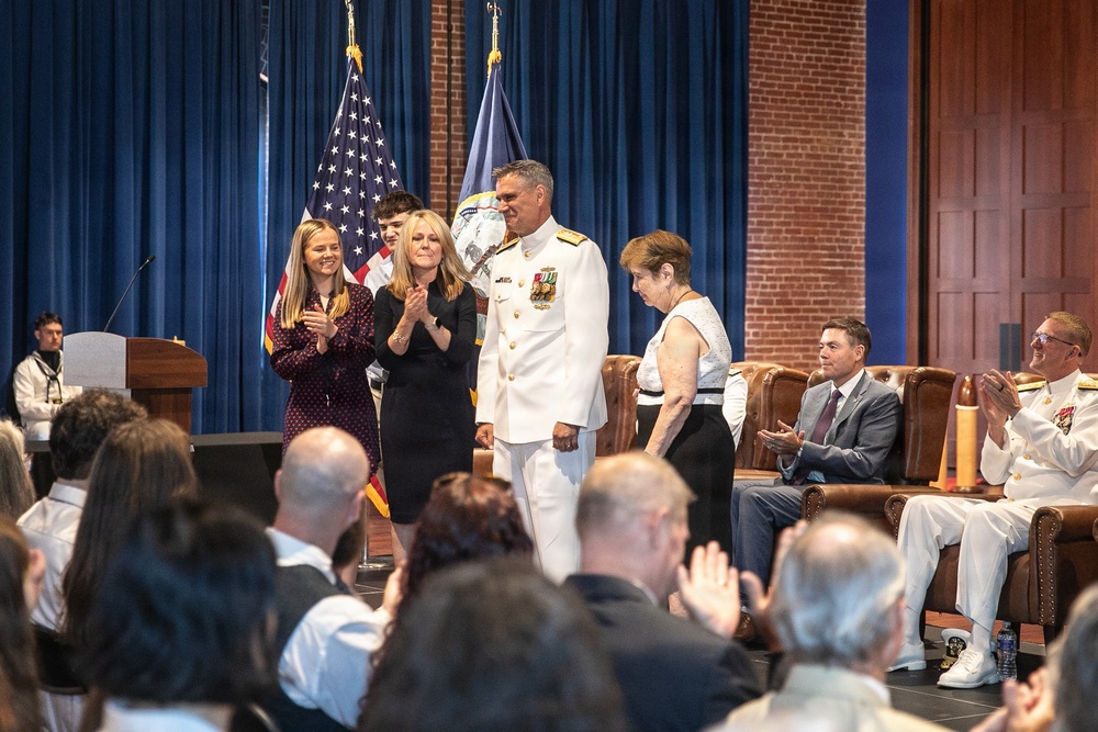 Vice Adm. Douglas L. Williams Relieves Vice Adm. Johnny Wolfe Jr. at Portfolio Acquisition Executive Strategic Systems Programs Change of Command Ceremony