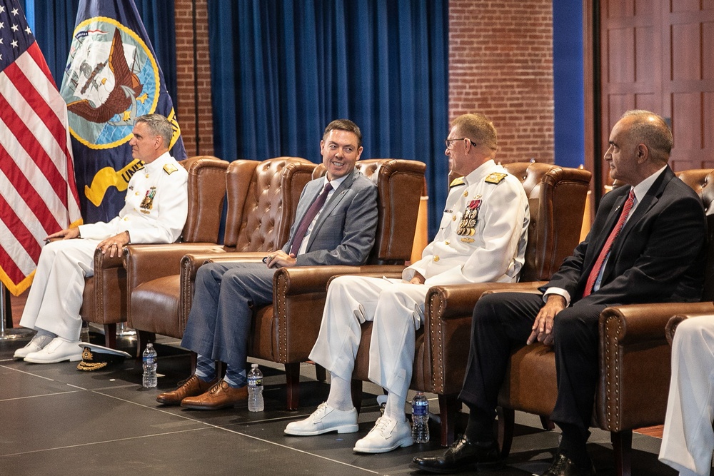 Vice Adm. Douglas L. Williams Relieves Vice Adm. Johnny Wolfe Jr. at Portfolio Acquisition Executive Strategic Systems Programs Change of Command Ceremony