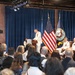 Vice Adm. Douglas L. Williams Relieves Vice Adm. Johnny Wolfe Jr. at Portfolio Acquisition Executive Strategic Systems Programs Change of Command Ceremony