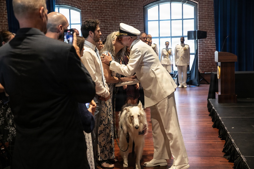 Vice Adm. Douglas L. Williams Relieves Vice Adm. Johnny Wolfe Jr. at Portfolio Acquisition Executive Strategic Systems Programs Change of Command Ceremony