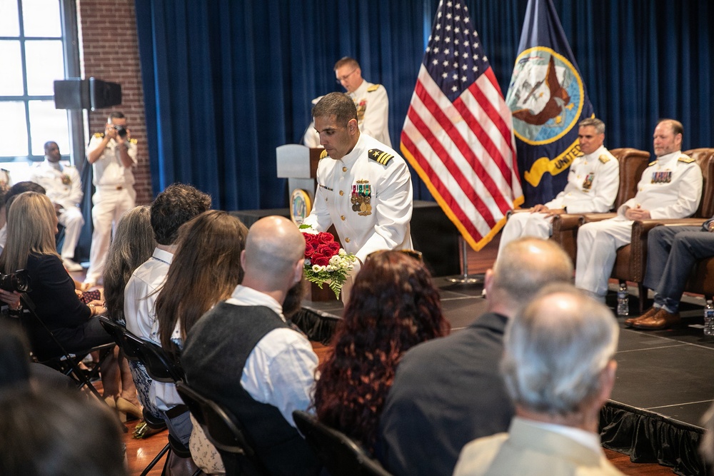 Vice Adm. Douglas L. Williams Relieves Vice Adm. Johnny Wolfe Jr. at Portfolio Acquisition Executive Strategic Systems Programs Change of Command Ceremony