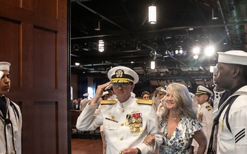 Vice Adm. Douglas L. Williams Relieves Vice Adm. Johnny Wolfe Jr. at Portfolio Acquisition Executive Strategic Systems Programs Change of Command Ceremony