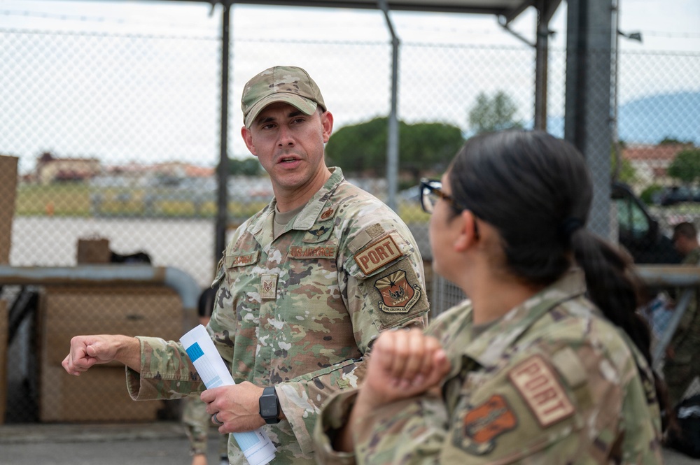 161 LRS Conducts Air Transportation Training at Aviano Air Base