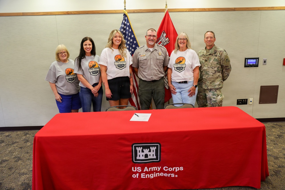 USACE signs cooperative agreement with Core Friends of Rend Lake