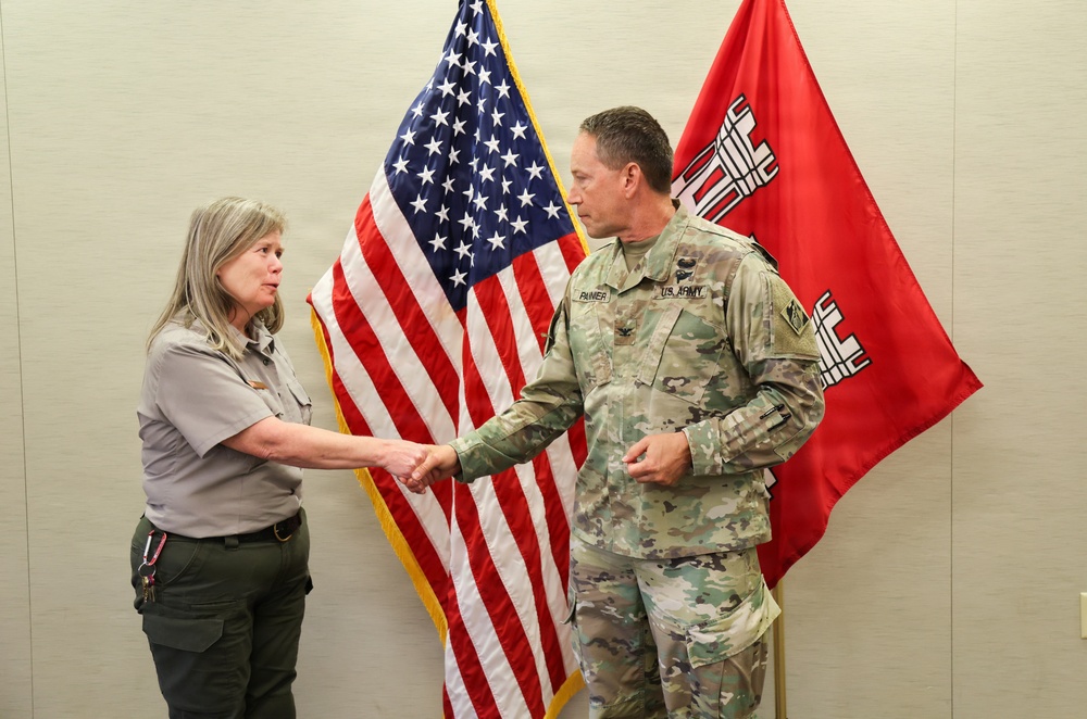 Rend Lake employee recieves commander's coin of excellence