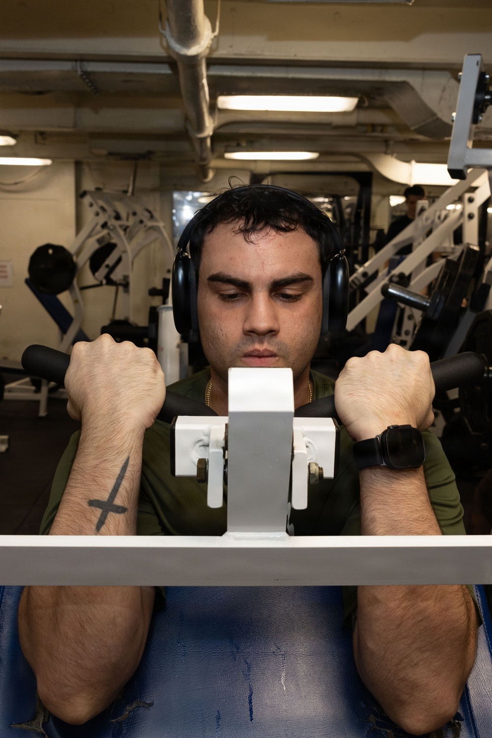 USS George H.W. Bush Sailor exercises