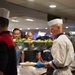 Let's Eat! Triad cranks on the chow line at Mercer Hall Galley
