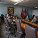 The Medical Officer of the Marine Corps visits NHCP