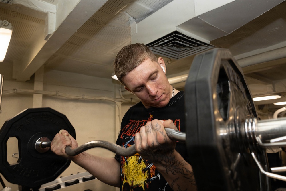 George H.W. Bush Sailor exercises