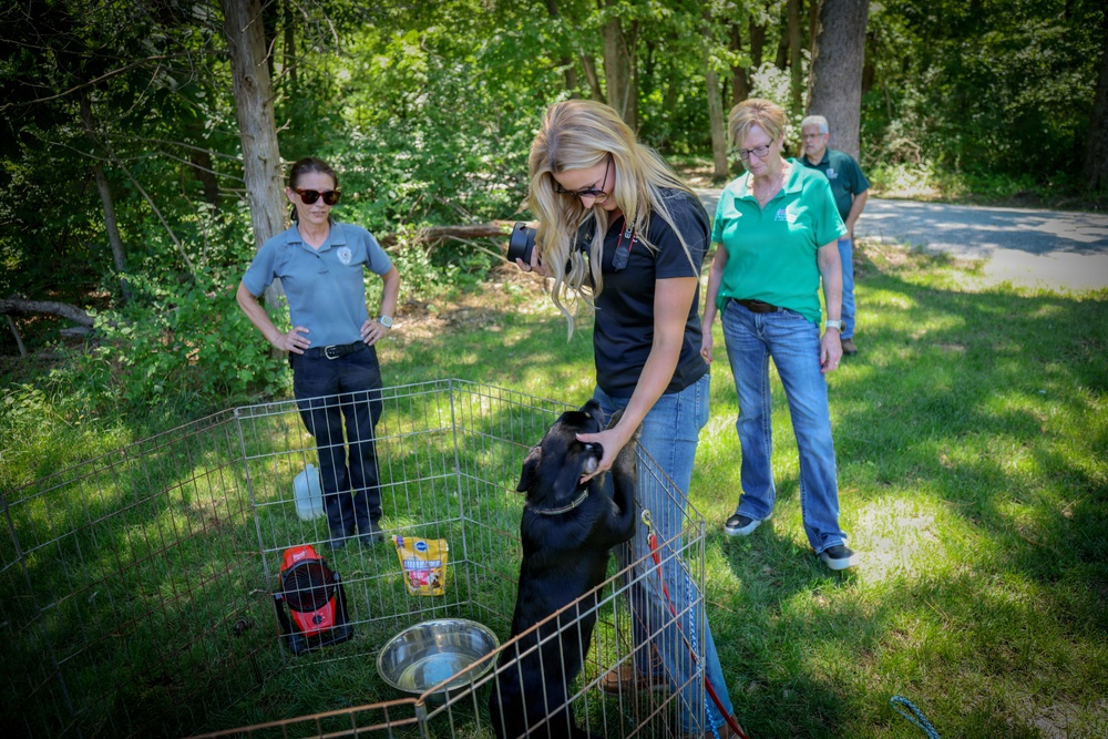 New off-leash dog park at Rend Lake