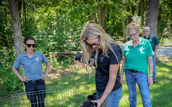 New off-leash dog park at Rend Lake
