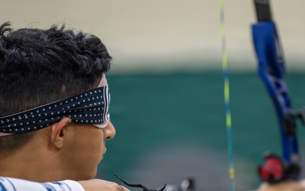 Team Navy Competes in the Archery Event at the 2026 Warrior Games