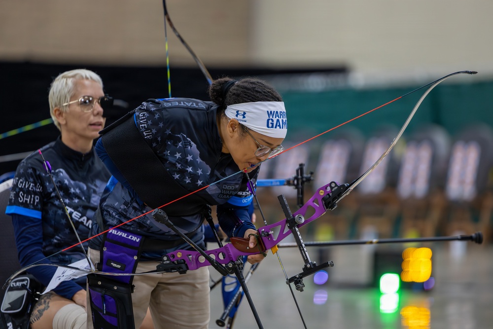 Team Navy Competes in the Archery Event at the 2026 Warrior Games