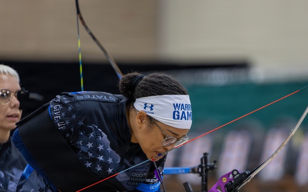 Team Navy Competes in the Archery Event at the 2026 Warrior Games