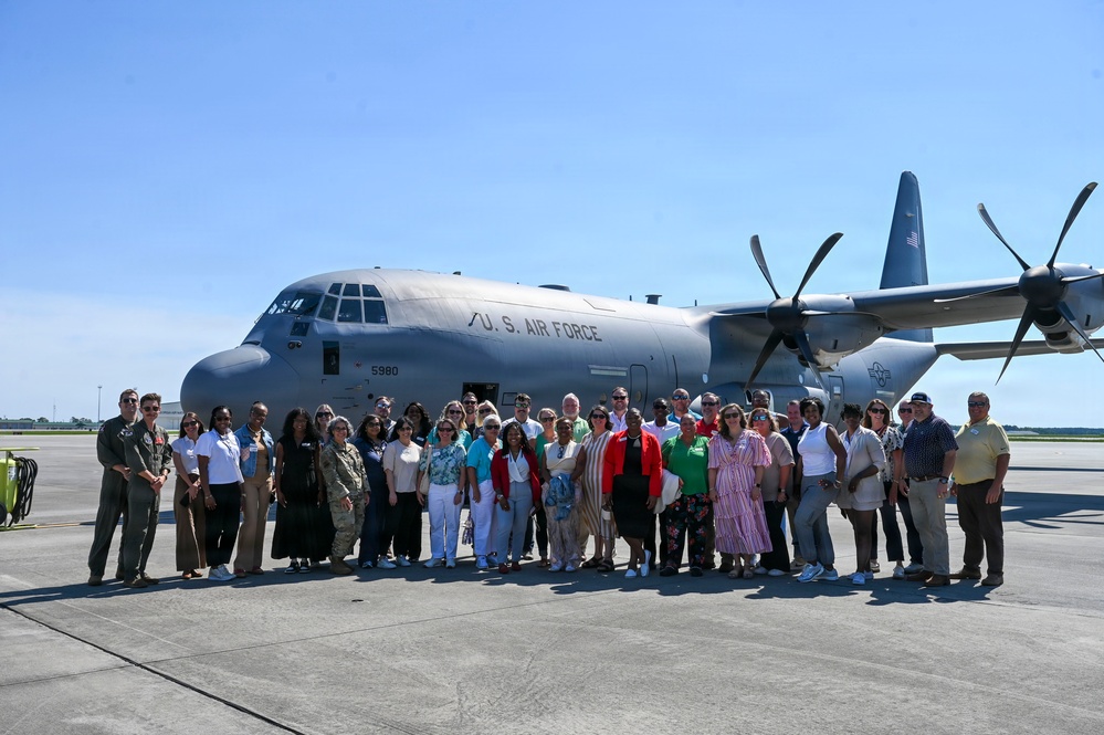 165th Airlift Wing's hosts Leadership Southeast Georgia, Class of 2026, for orientation flight and base tour