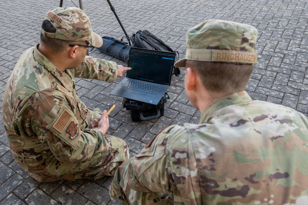 Airmen conduct annual training in Ramstein, Germany.