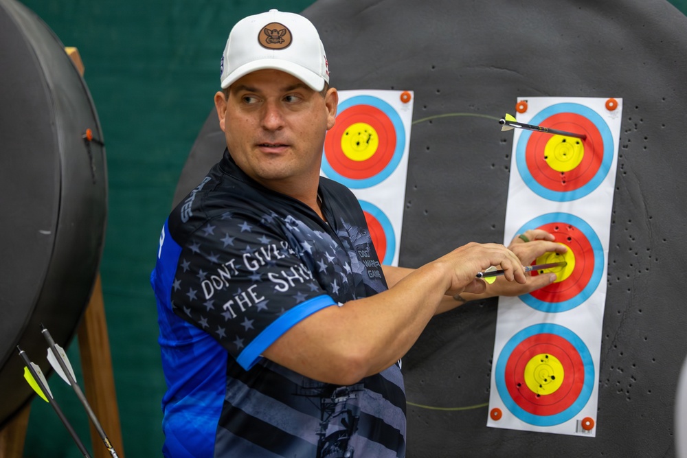 Team Navy Competes in the Archery Event at the 2026 Warrior Games