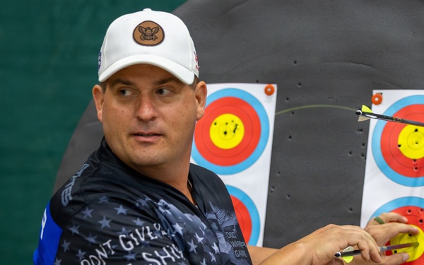 Team Navy Competes in the Archery Event at the 2026 Warrior Games