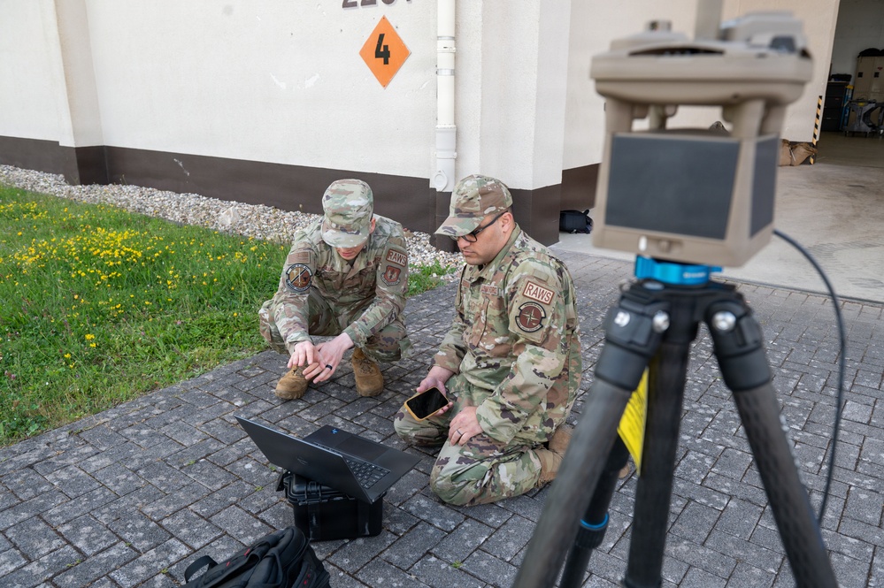 Airmen conduct annual training in Ramstein, Germany.
