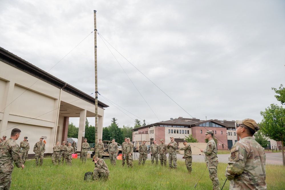 Airmen conduct annual training in Ramstein, Germany.
