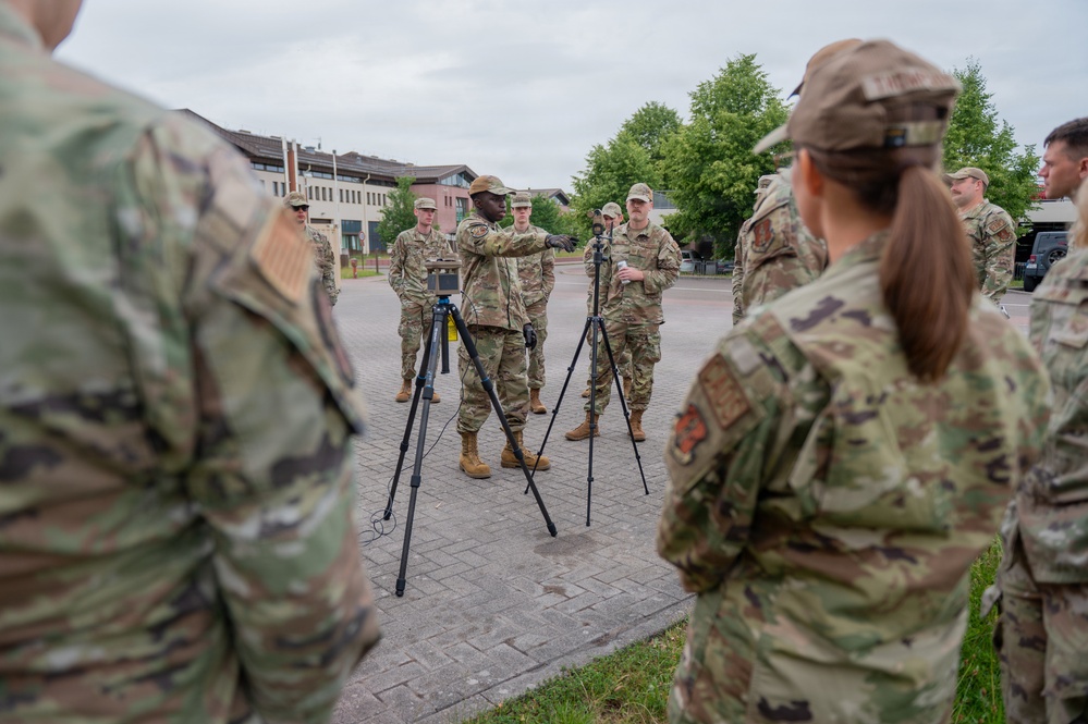Airmen conduct annual training in Ramstein, Germany.