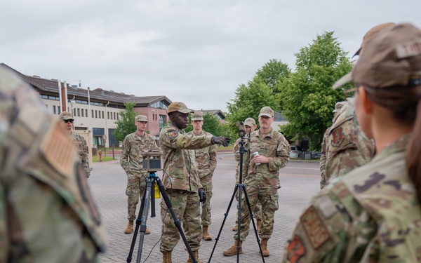 Airmen conduct annual training in Ramstein, Germany.