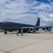 Norwegian airmen tour 100 ARWs KC-135 during RAFL 26