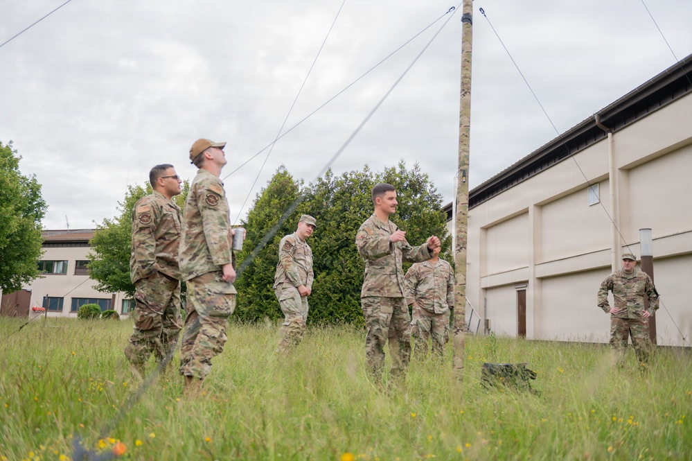 Airmen conduct annual training in Ramstein, Germany.