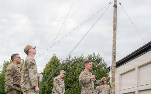 Airmen conduct annual training in Ramstein, Germany.
