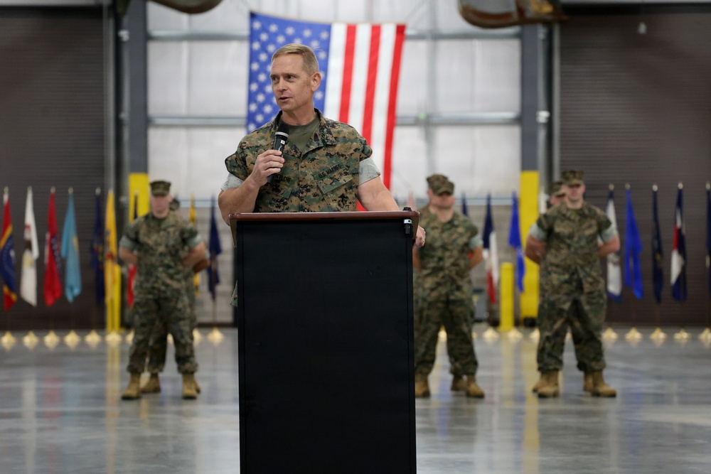 Marine Force Storage Command Welcomes New Commanding Officer