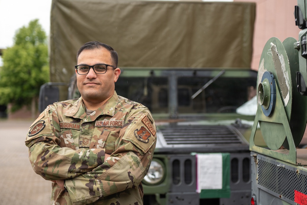Airmen conduct annual training in Ramstein, Germany.