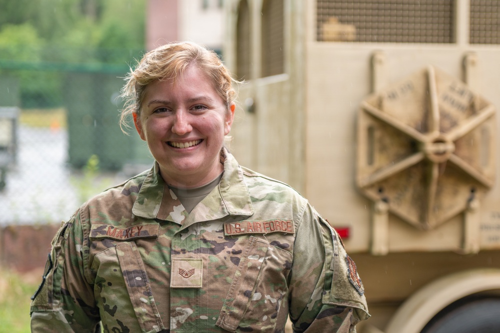 Airmen conduct annual training in Ramstein, Germany.